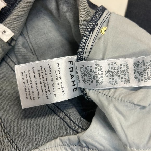 Frame Le Skinny De Jeanne Raw Stagger - Picture 4 of 4